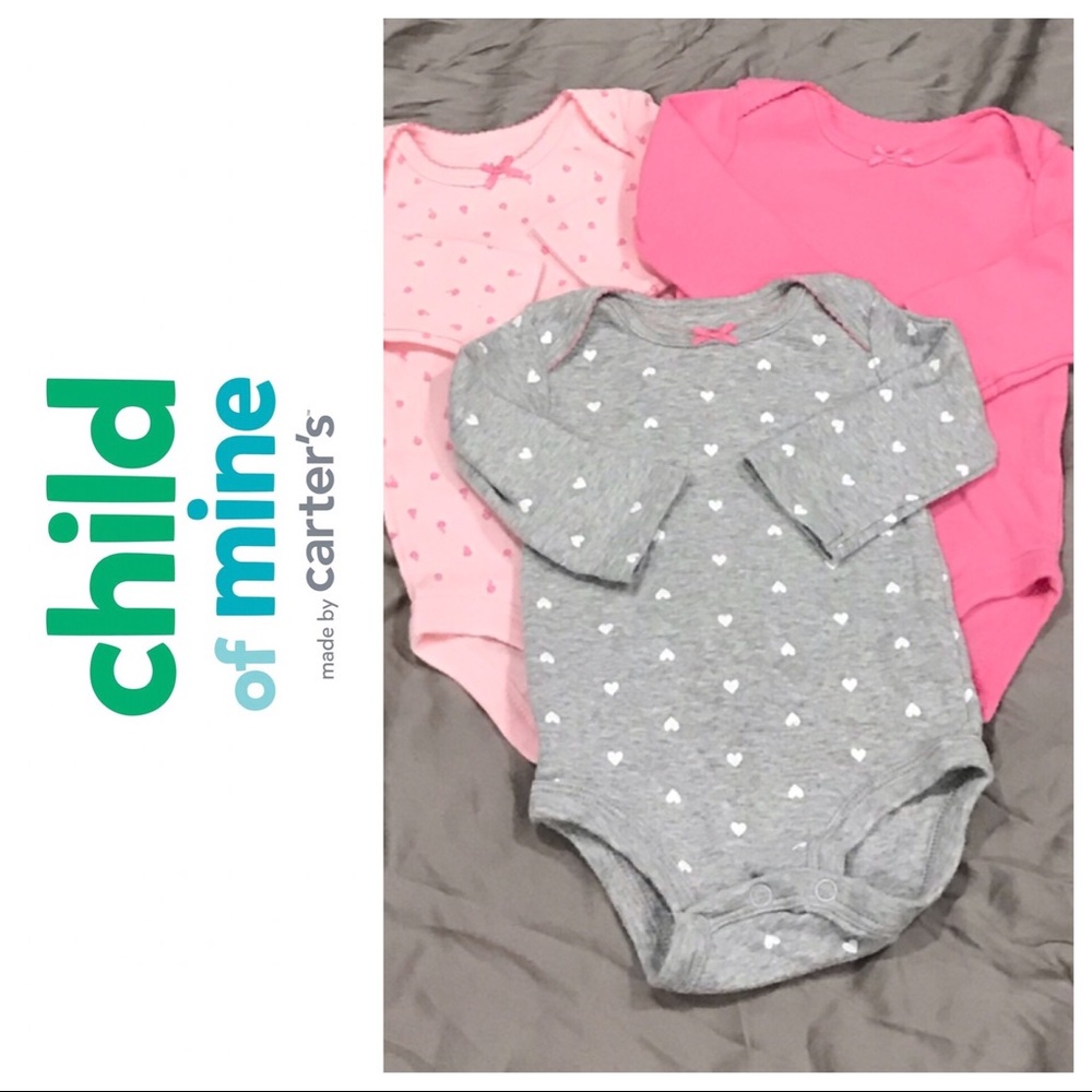 🔴SOLD🔴 Carter’s Long Sleeve Bodysuits